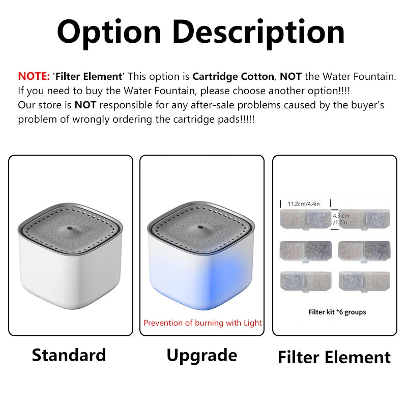 3L Filtered Water Dispenser for Pets