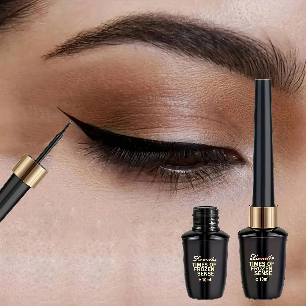 Eyeliner liquide ultra-fin séchage rapide waterproof longue tenue anti-bavure