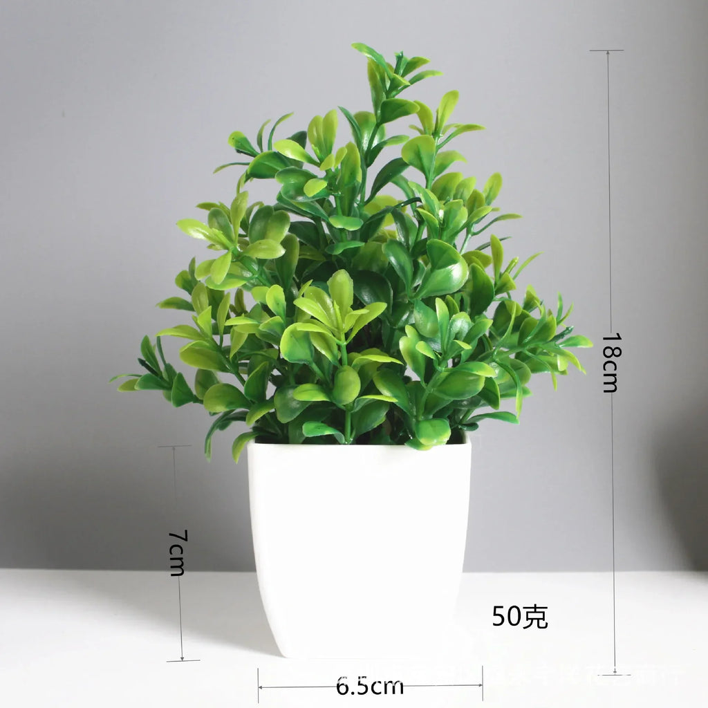 Artificial Eucalyptus Bonsai Plant – Decorative Fake Potted Greenery