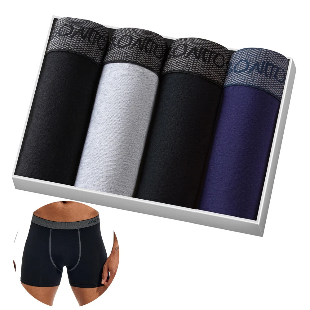 Lot de 4 Boxers Homme – Sous-vêtements Coton Confortables & Sexy