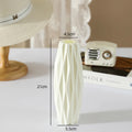 Modern Silver Plastic Vase – Elegant Decorative Flower Vase for Home & Office