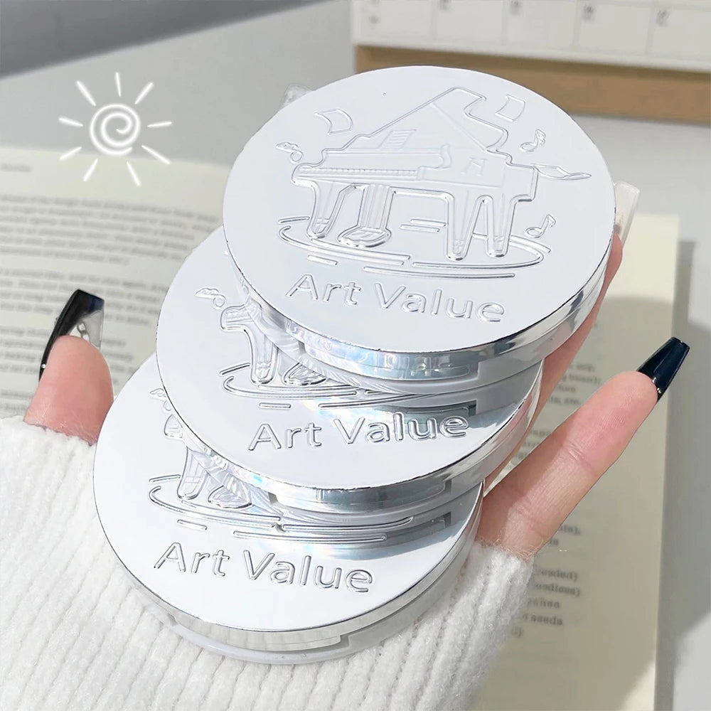 Poudre pressée naturelle – Contrôle de l’huile, effet mat durable, longue tenue, waterproof, légère, couvrance pour le visage, cosmétiques pour femmes