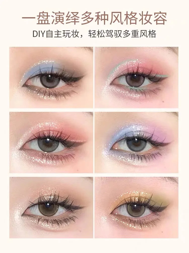 Palette de Maquillage 63 Couleurs — Fards à Paupières Nacrés et Mattes, Blush, Palette Amovible, Set Complet de Maquillage