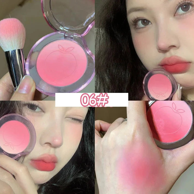 Blush Pêche & Rose – Fini Mat, Tenue Longue, Texture Soyeuse