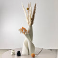 2-Piece Modern Double Vase Set – Creative Decorative Flower Vases for Home Decor