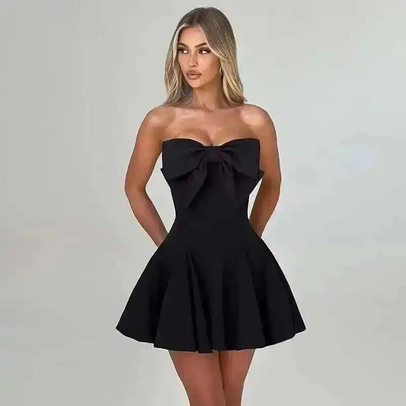 Mini Dress Femme – Noeud