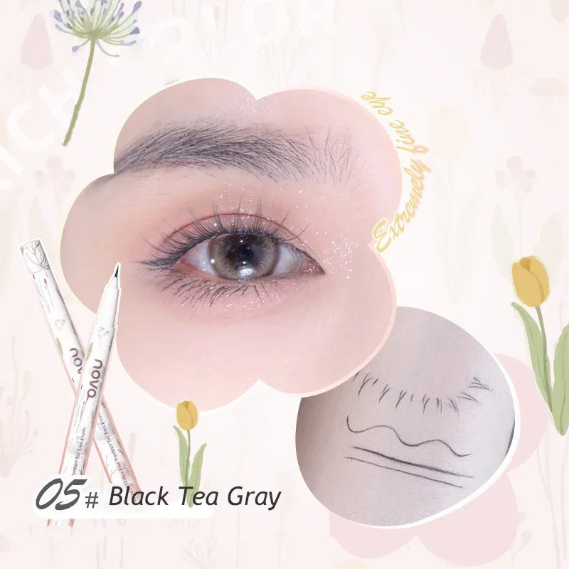 Crayon Eyeliner Gel Blanc – Doux, Haute Pigmentation, Longue Tenue, Étanche, Stylo Yeux, Outil Maquillage Éclaircissant