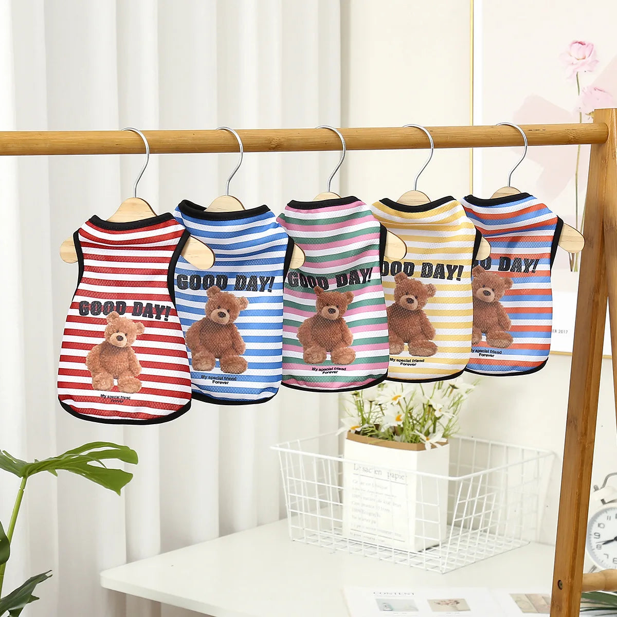 Breathable Summer Pet Vest – Lightweight Clothes for Dogs & Cats