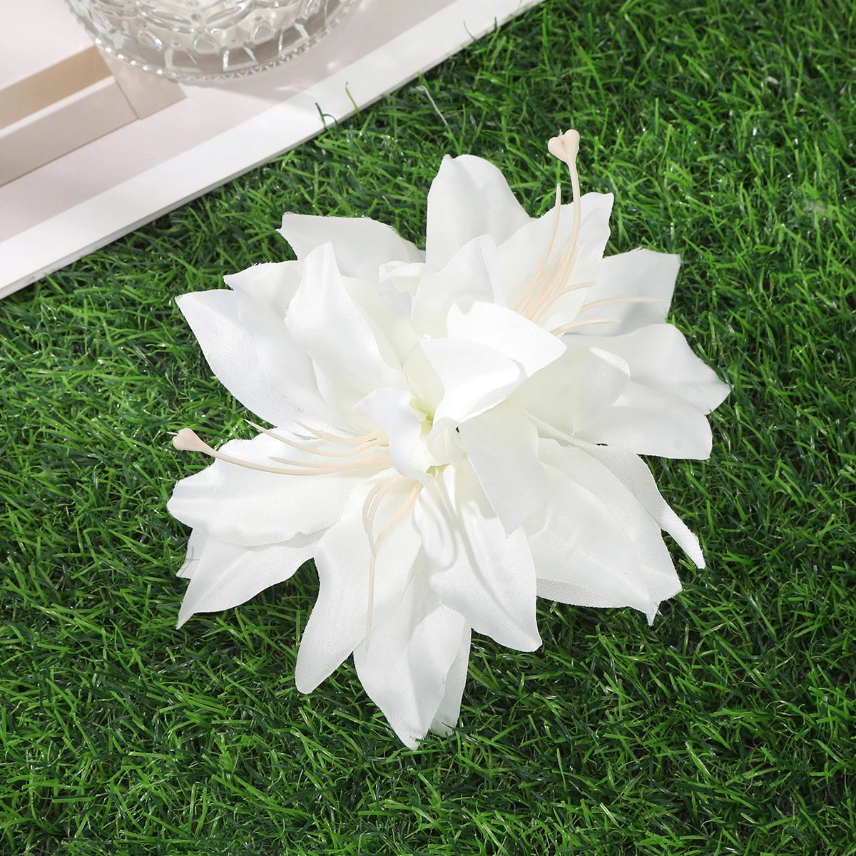 « Barrettes Femme – Fleurs Orchidée, Style Bohème »
