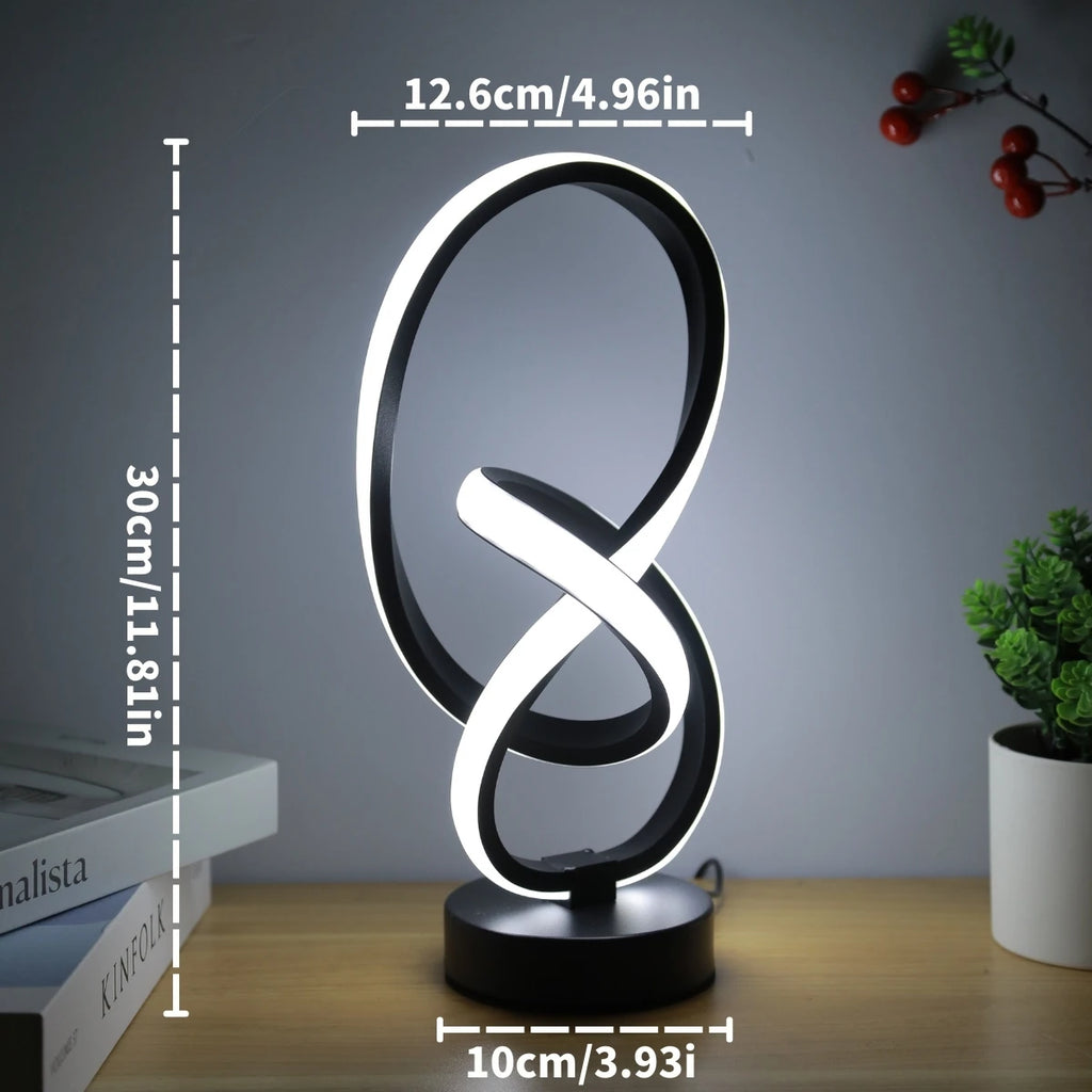 Creative LED Desk Lamp – 3 Color Dimmable USB Table Light for Home & Office