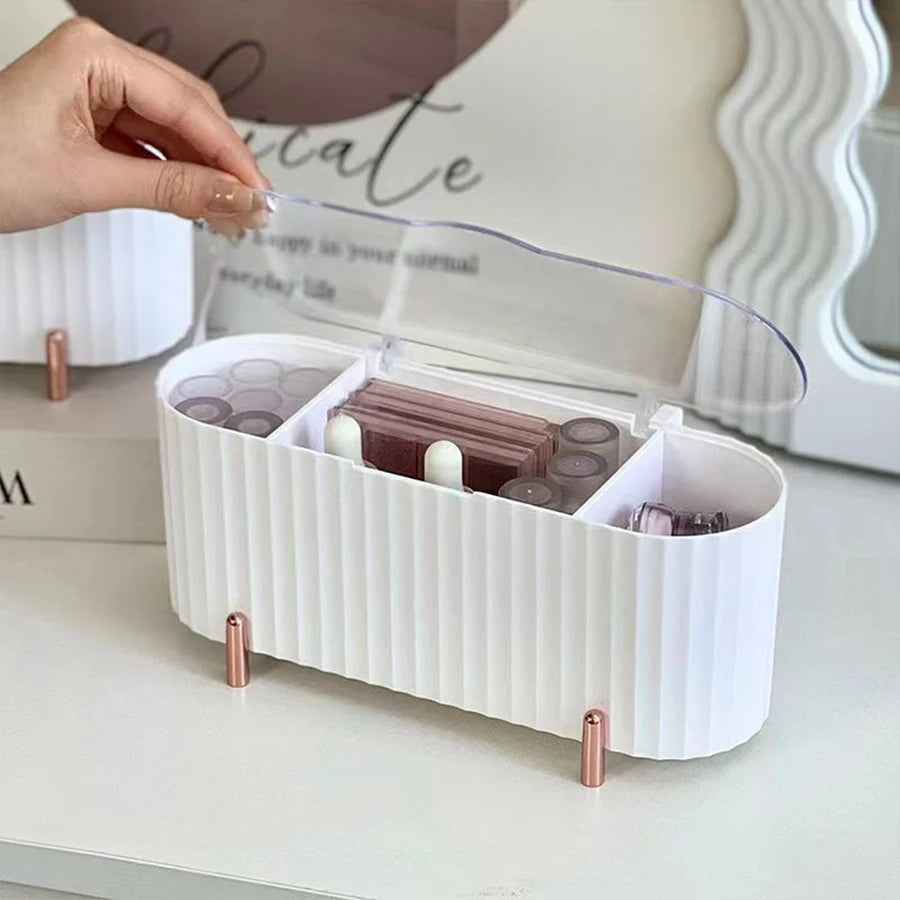 3-Compartment Beauty Sponge Organizer