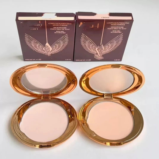 Poudre Fixante – Finition Parfaite Naturelle pour Femme, Maquillage Longue Tenue, Contrôle du Sébum, Waterproof, Éclaircissante pour la Peau, Anti-Cernes, Format Portable