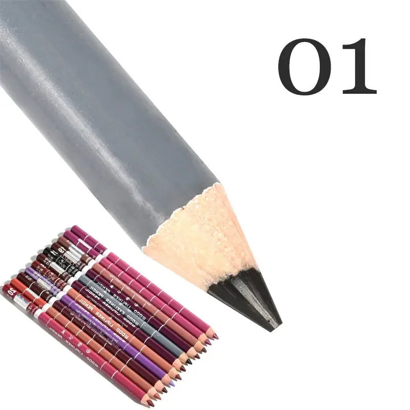 Set 28 Couleurs Crayons à Lèvres Waterproof – Mat, Teintes Nude et Rouge, Longue Tenue, Anti-Transfert, Maquillage des Lèvres pour Femmes, Fête