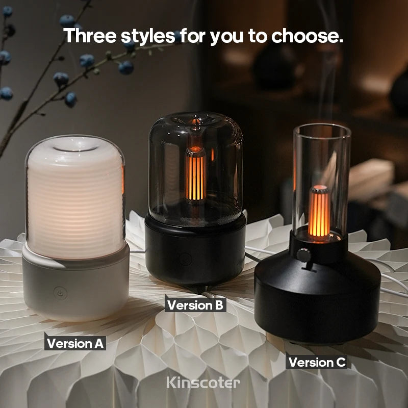 Portable Mini Aroma Diffuser – USB Essential Oil Humidifier with LED Night Light