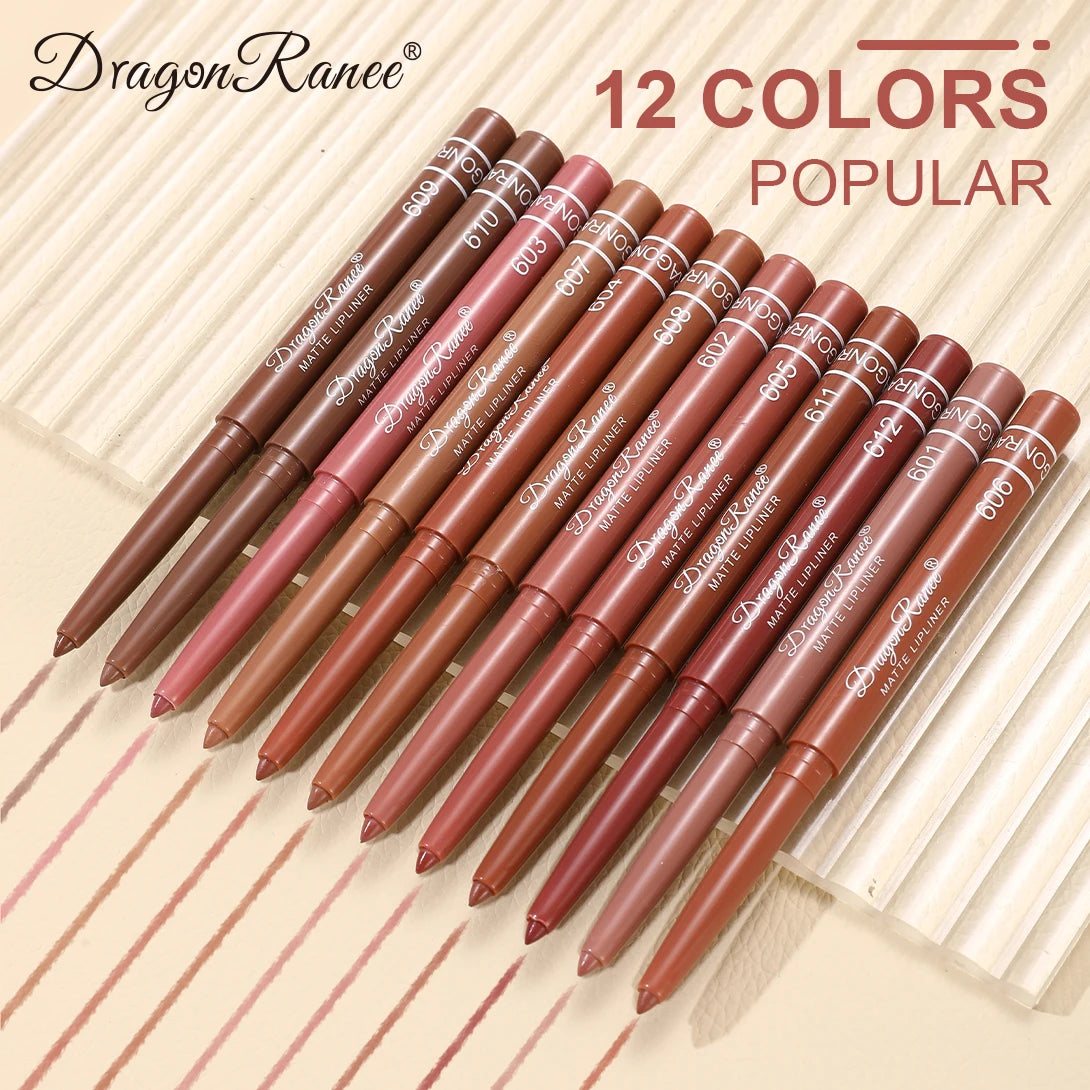 Crayon à Lèvres Nude Mat – Contour Naturel, Débutant-Friendly, Waterproof, Maquillage Délicat des Lèvres