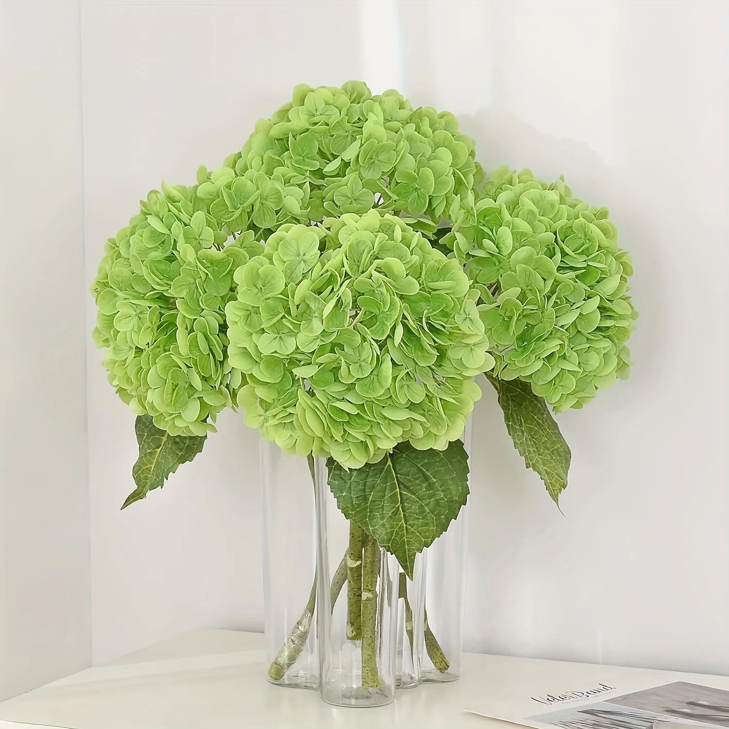 58CM Artificial Hydrangea Bouquet – Realistic Silk Flowers for Home & Wedding Décor