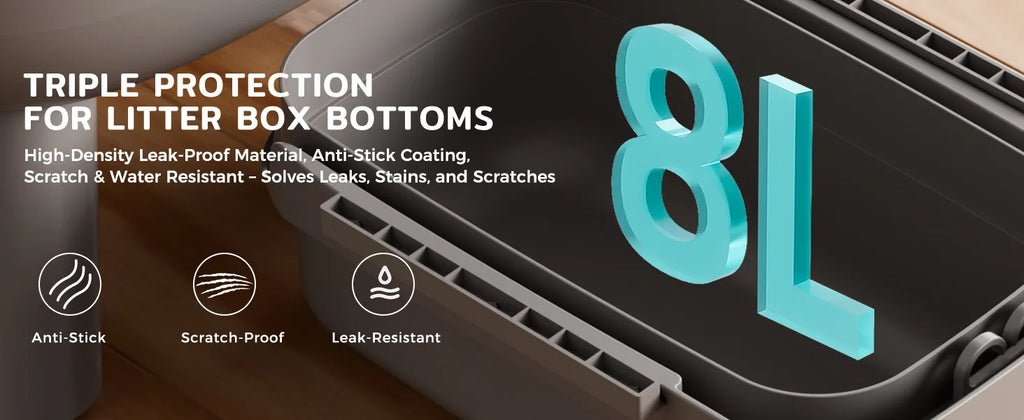 80L Smart Self-Cleaning Cat Litter Box – Automatic App-Controlled Litter Box