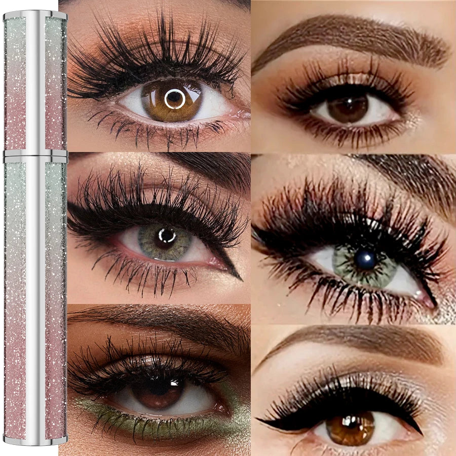 Mascara 5D noir allongeant cils 1 pièce brosse extensions maquillage coréen longue tenue épaississant yeux pour femmes