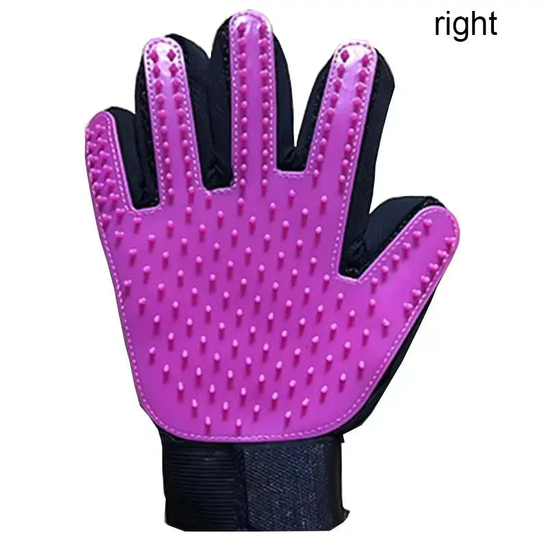 Pet Grooming Glove – Deshedding & Massage Brush for Dogs and Cats