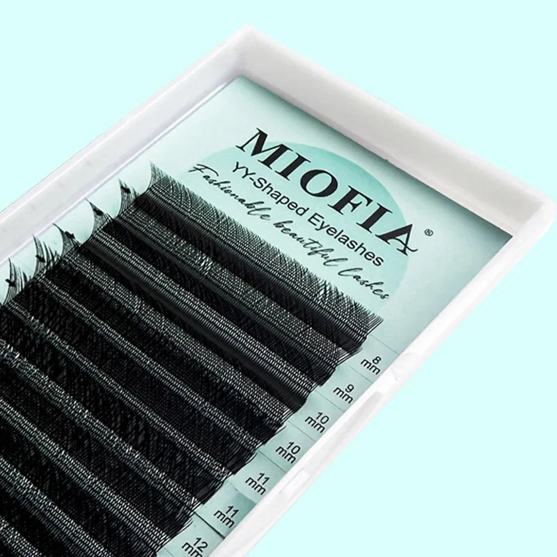 Extensions de cils en Y – Cils premium à double couche, forme Y/YY, ultra doux et légers – Faux cils en vison