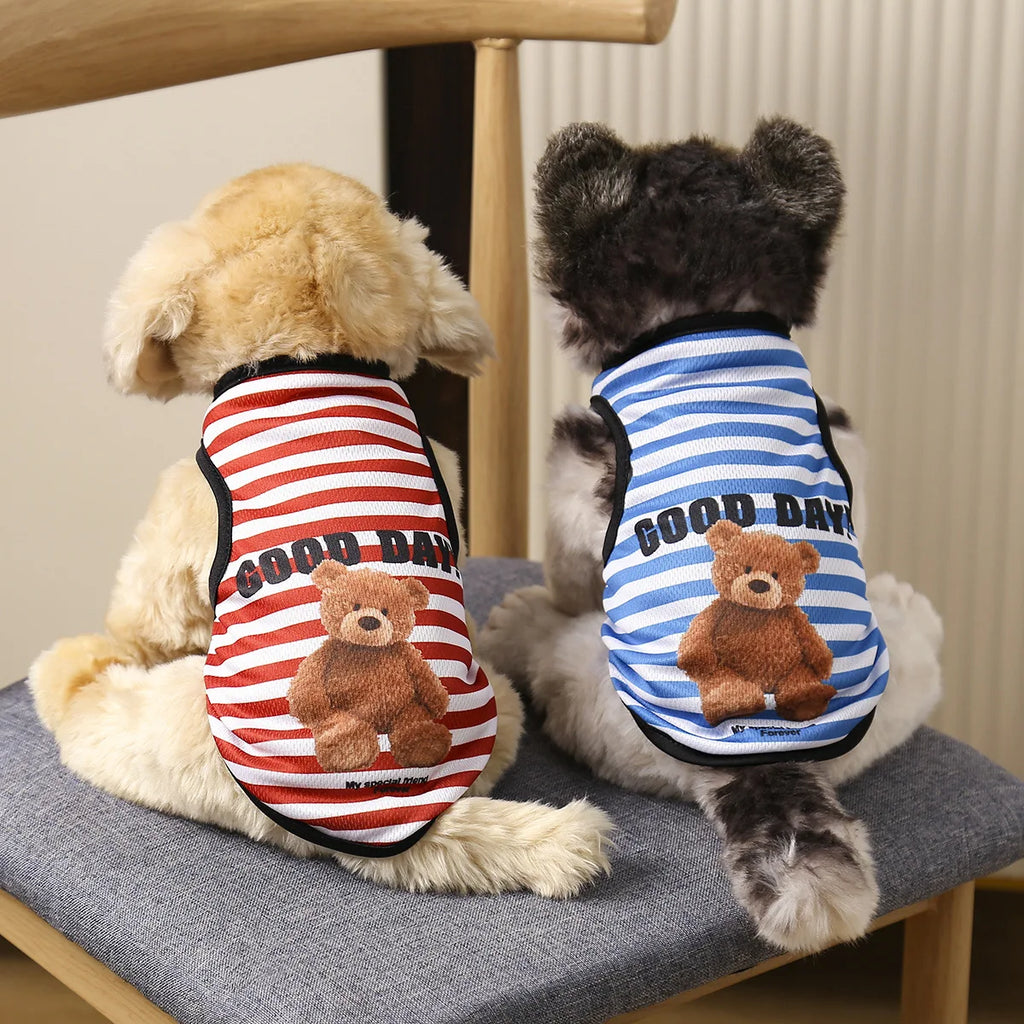 Breathable Summer Pet Vest – Lightweight Clothes for Dogs & Cats