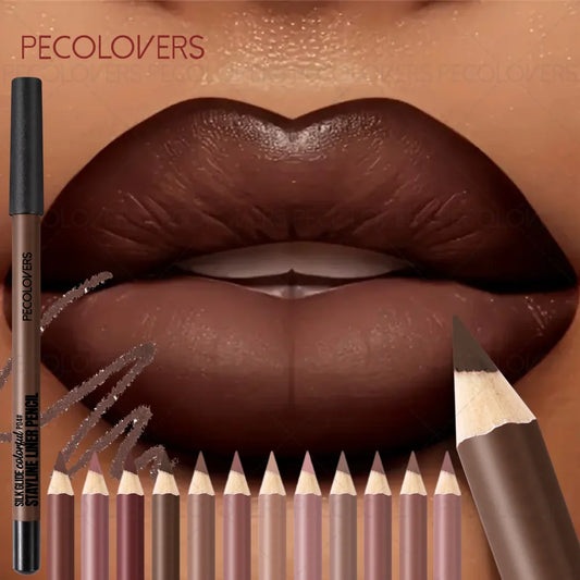 1 Pièce Crayon à Lèvres Mat – Waterproof, Longue Tenue, Plusieurs Couleurs, Idéal Halloween et Noël