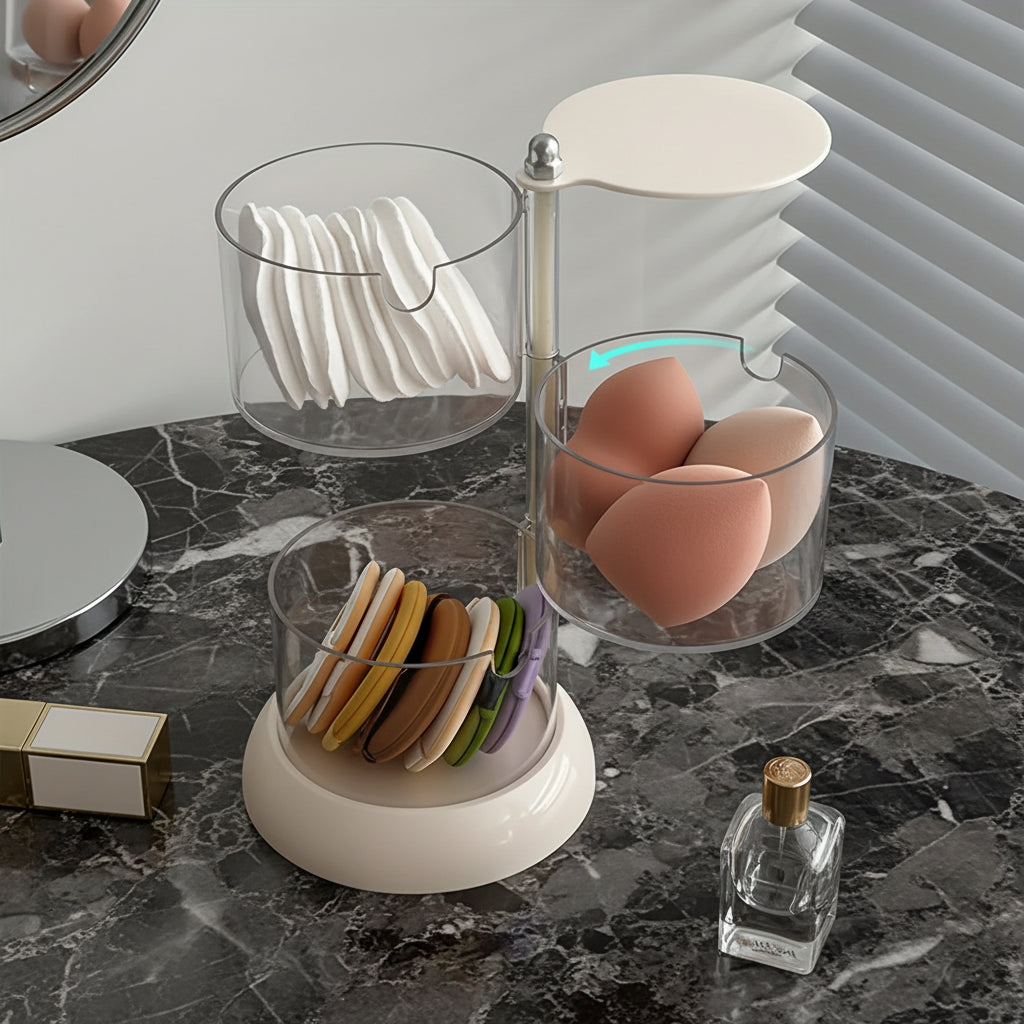 Minimalist Makeup Sponge Organizer