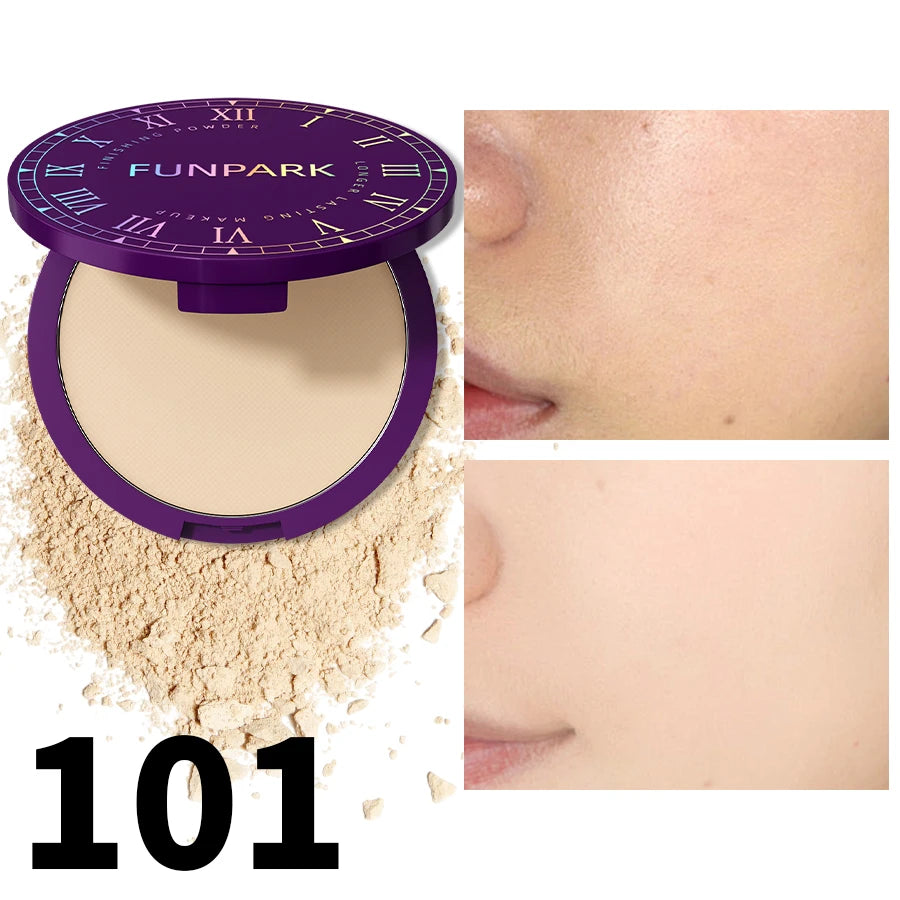 Poudre pressée matte 5 couleurs – Couvrance totale, contrôle de l’huile, finition parfaite et légère, maquillage pour femmes, idée cadeau