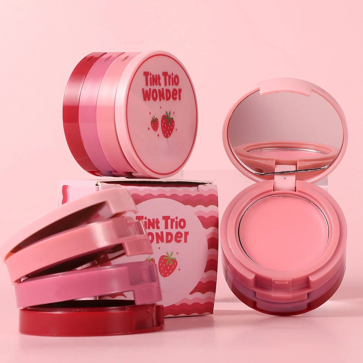 Blush Visage Mat Naturel — Texture Velours Lisse, Crème pour Lèvres et Joues, Rouge, Waterproof, Maquillage Complet