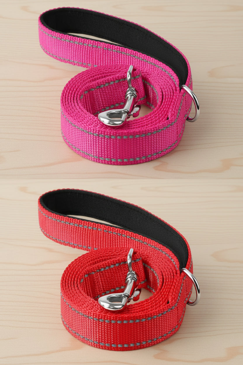 Reflective Pet Leash – Adjustable Walking & Training Lead for Dogs & Cats