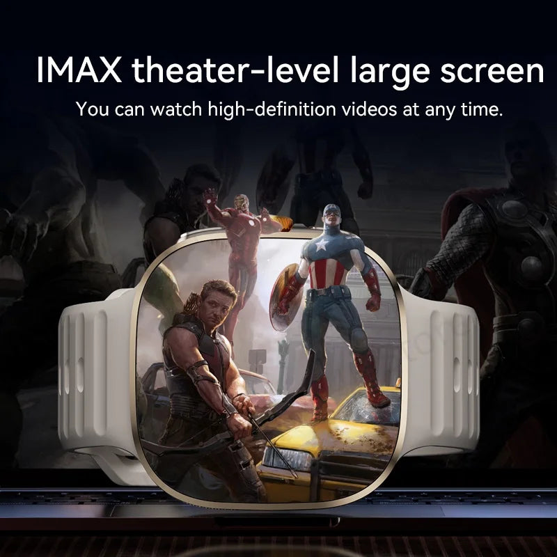 M99 Smartwatch 5G avec écran Amoled de 2.4 pouces 900W caméra rotative WIFI GPS Position boussole NFC Bluetooth montre intelligente hommes femmes