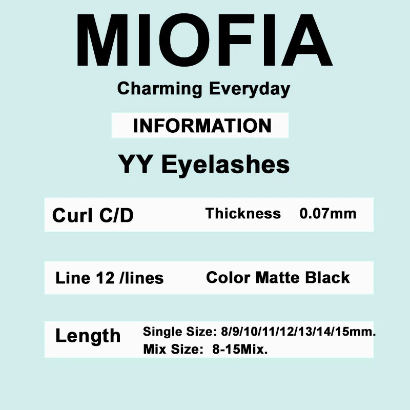 Extensions de cils en Y – Cils premium à double couche, forme Y/YY, ultra doux et légers – Faux cils en vison