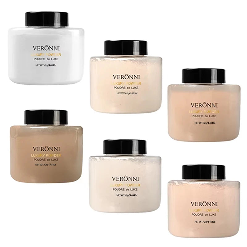 Poudre Libre Banane Réduit Pores et Rides Effet Mat Longue Tenue Maquillage Naturel