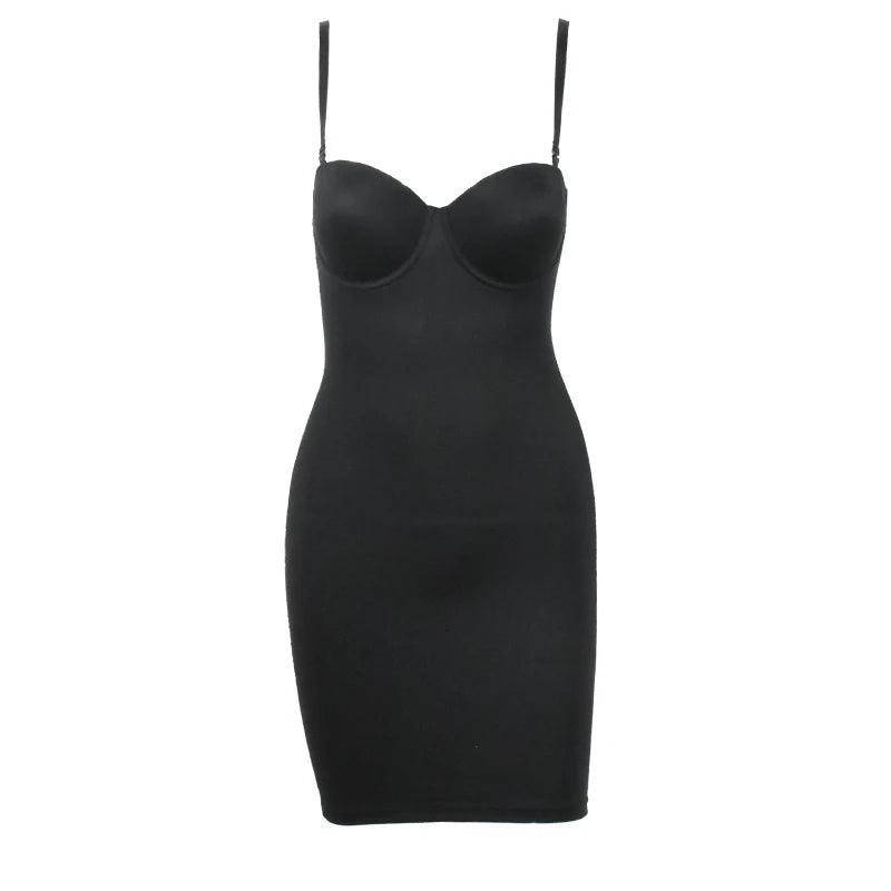 Robe Sexy Femme Droite Extensible avec Armatures – Élégante et Ajustée pour Soirée & Club.