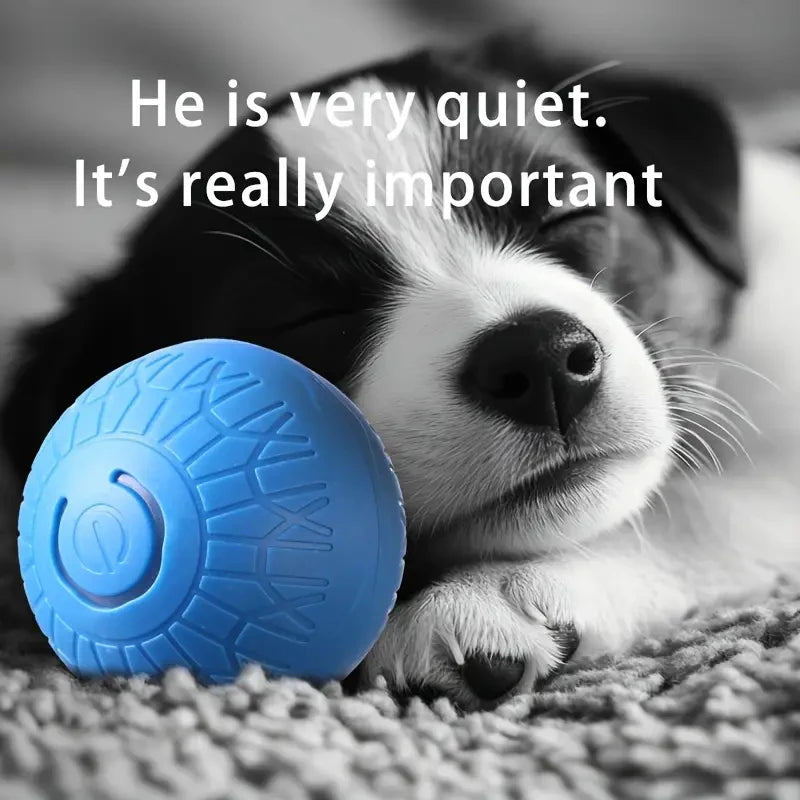 Smart Automatic Rolling Dog Ball – USB Rechargeable Interactive Pet Toy