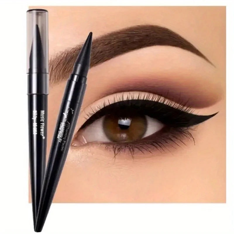 Crayon eyeliner à la texture lisse et naturelle, couleur mate, résistant à l'eau et à la transpiration, sans effet halo.