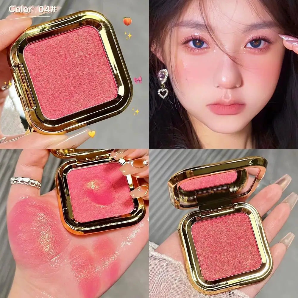 Blush Crème 3D — Fini Mat et Perlé, Teinte Naturelle et Longue Tenue, Rendu Couleur Intense, Contour du Visage et Ombre à Paupières