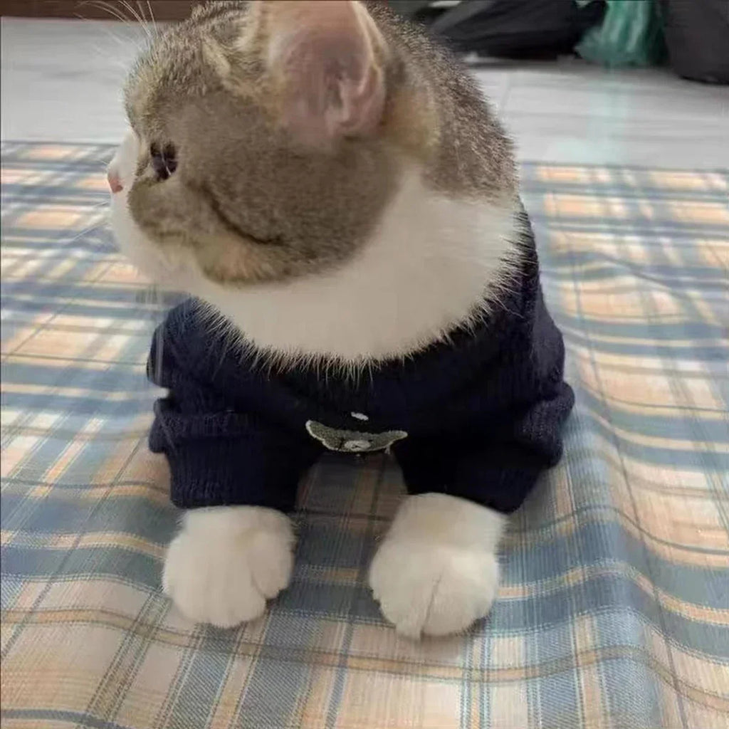 Winter Fleece Pet Sweatshirt – Warm Jacket for Dogs & Cats