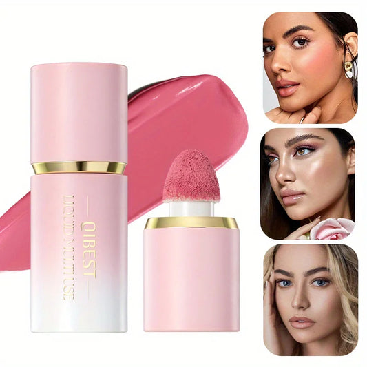 Blush liquide mat – Facile à colorer et à estomper, rendu naturel et lumineux