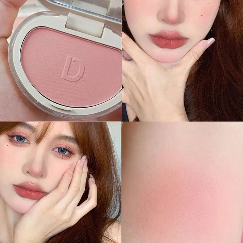 Blush Monochrome Miel — Poudre et Crème, Haute Brillance, Éclat Naturel, Fixe la Couleur, Blush Visage