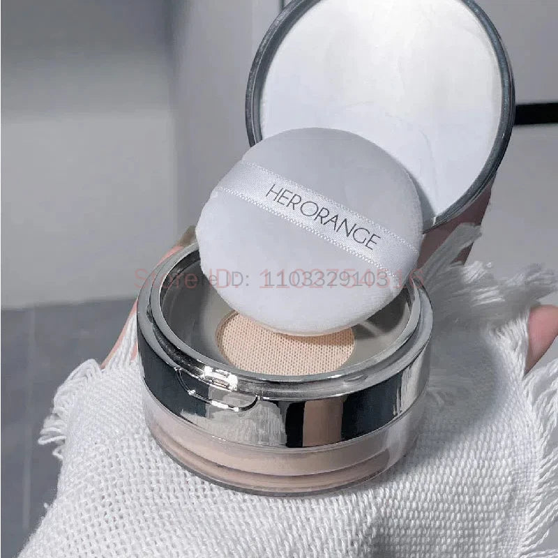 Poudre libre bicolore – Contrôle de l’huile, illumine, waterproof, longue tenue, couvrance totale, poudre compacte pour le visage, maquillage, cosmétiques