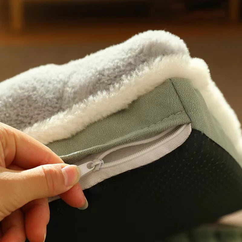Orthopedic Memory Foam Dog Bed – Washable Pet Cushion with Removable Cover