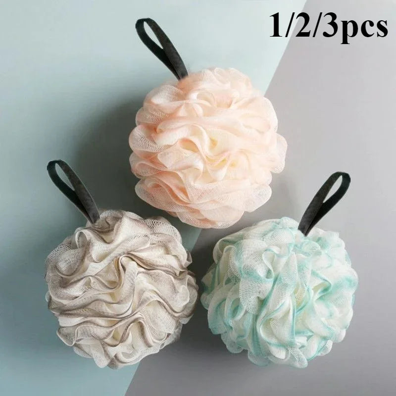 Large Bath Sponge Loofah Set – Mesh Shower Scrubber Bath Ball