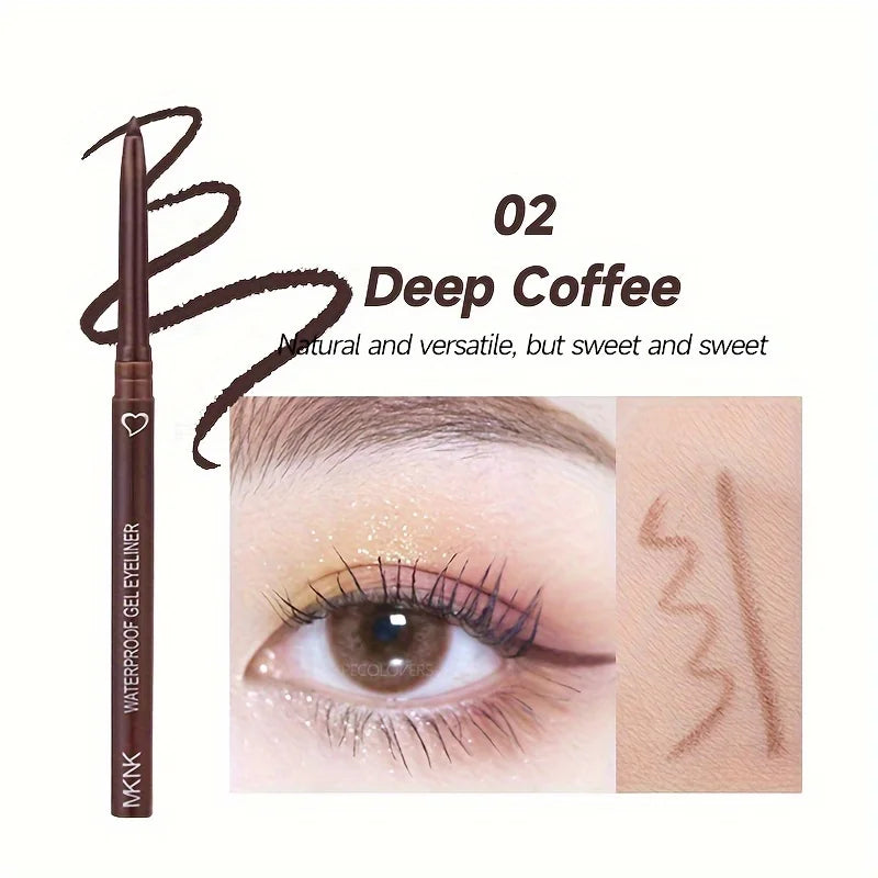 Crayon Eyeliner Longue Tenue – Waterproof, Haute Pigmentation, Ombre à Paupières, Maquillage des Yeux pour Femmes