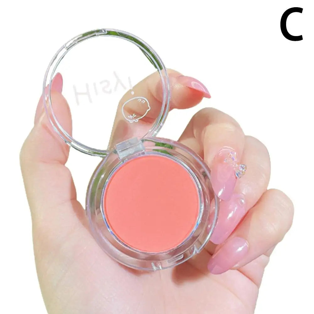 Blush mat pour filles – Crème pêche, maquillage rose et rouge pour joues – Poudre blush, teinte pour contour, palette de joues