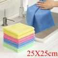 Microfiber Cleaning Cloth Set – Absorbent Kitchen & Bathroom Towels