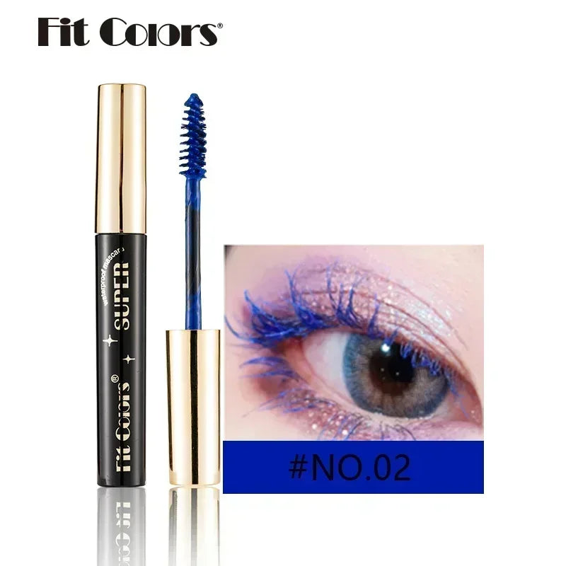 Mascara fibres de soie 5D – Mascara coloré waterproof, 14 teintes, effet 3D, allonge et épaissit les cils, extension de cils, cosmétique pour les yeux