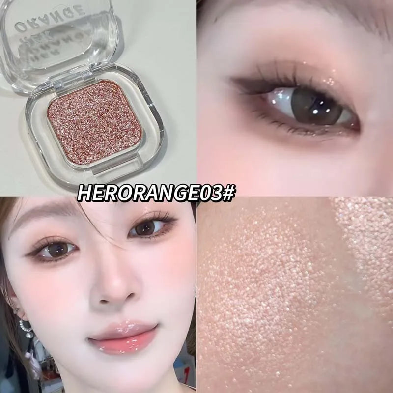 Palette fards à paupières monochrome – Mat, rouge vin et marron, smoky, nacré et pailleté, tons terre à faible saturation