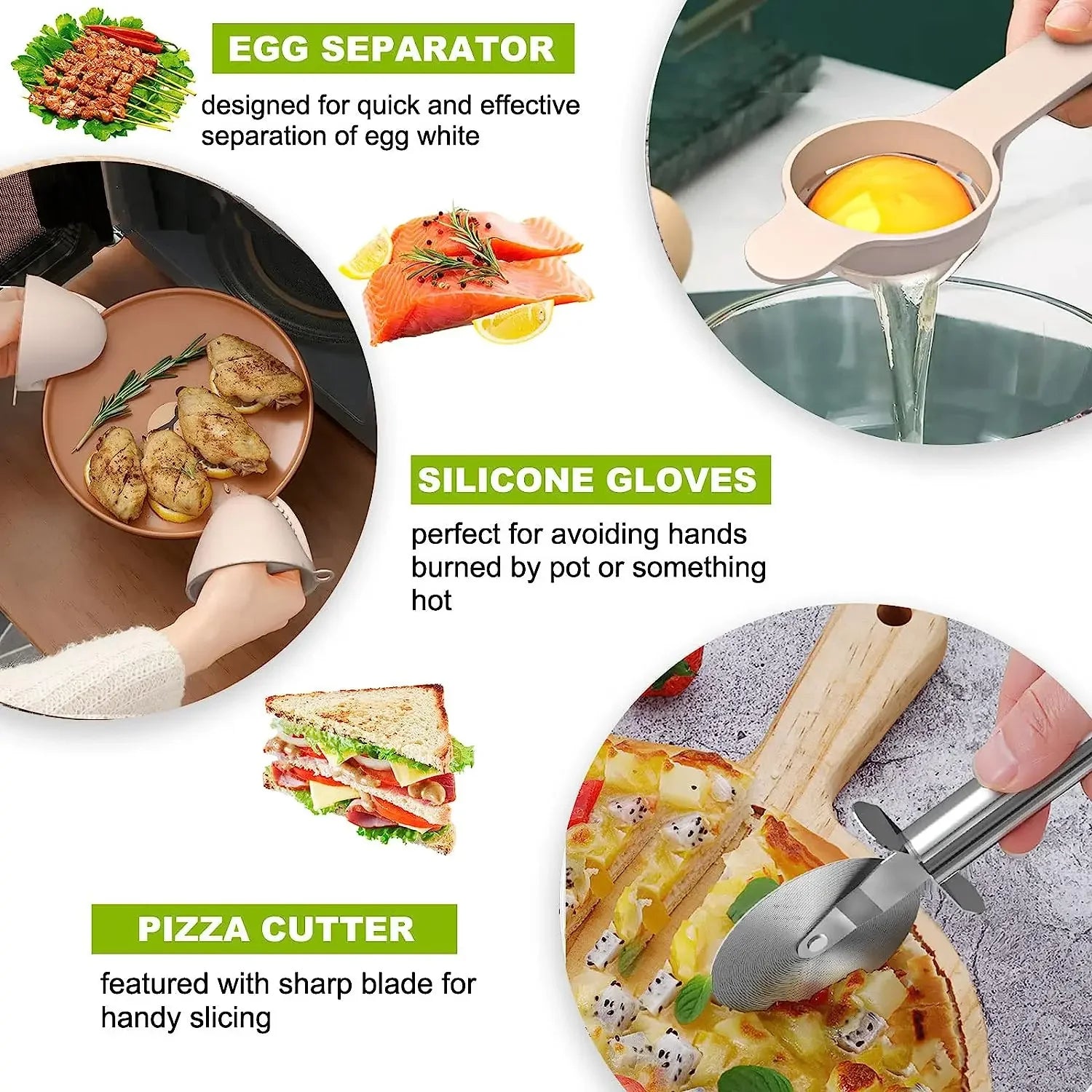 36-Piece Silicone Kitchen Utensil Set with Holder – Complete Non-Stick Cooking Tools Set