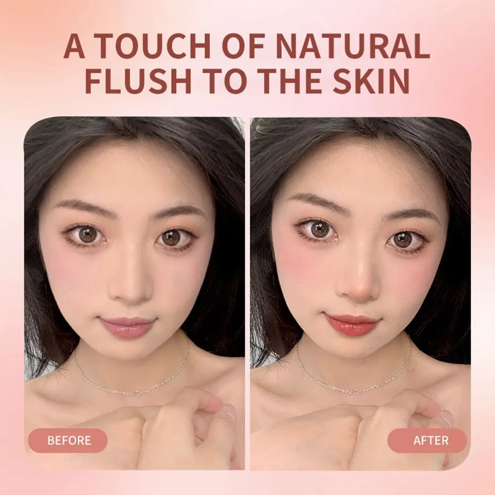 Blush Poudre Libre Coussin d’Air — Haute Tenue, Haute Pigmentation, Texture Douce et Brumeuse, Fini Mat, Couleurs Naturelles pour Joues